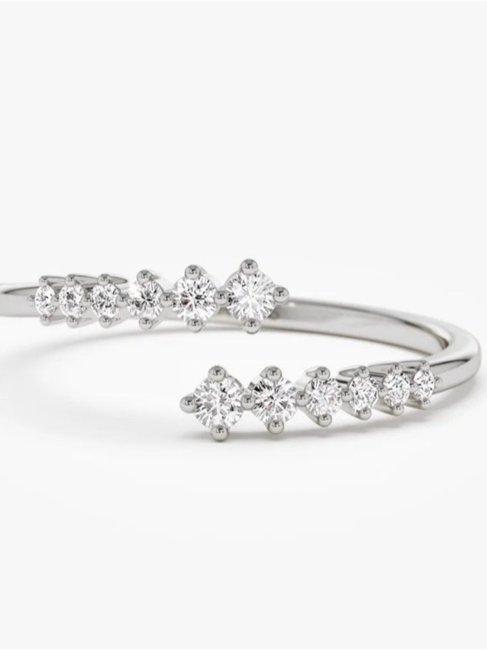 Ferko’s fine jewelry 14K gold wrapped diamond ring